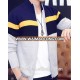 Wholesale life men winter jacket stand up collar sweatshirt without hood CVC(80/20)