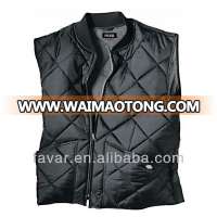 winter warmer outdoor cotton quilted causal vest men vest