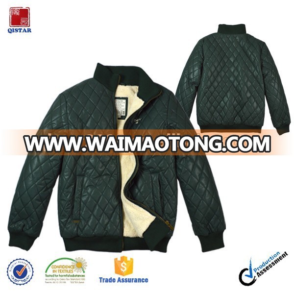 high quality diamond quilted men's fashion winter jacket